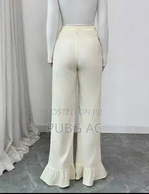 Courduroy Straight Leg Pants