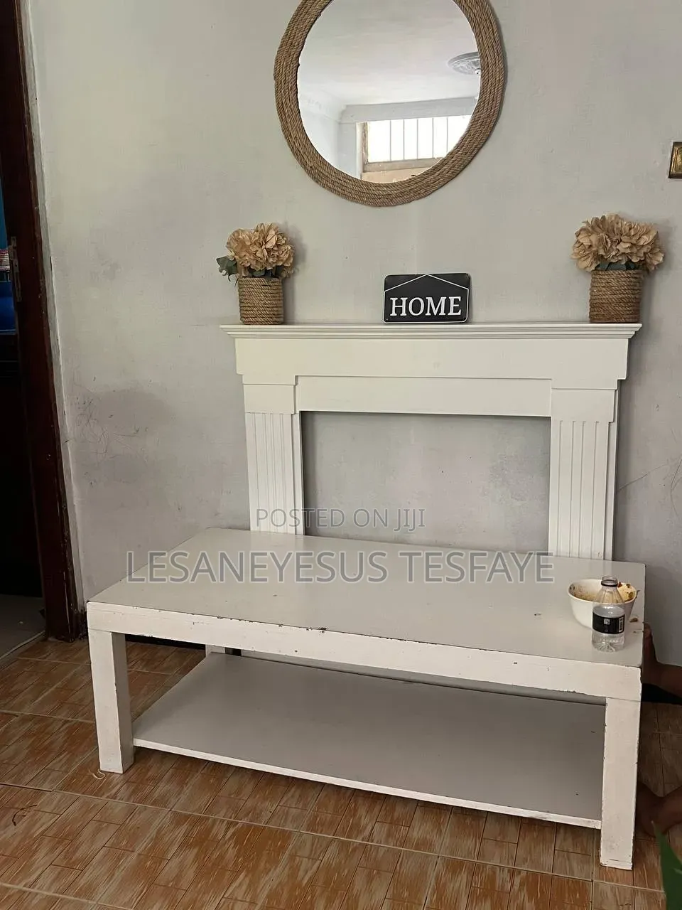 1.20cm Table and 1.10 Home Decore MDF Chimney