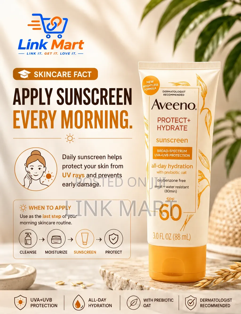 Aveeno Sunscreen Protect + Hydrate