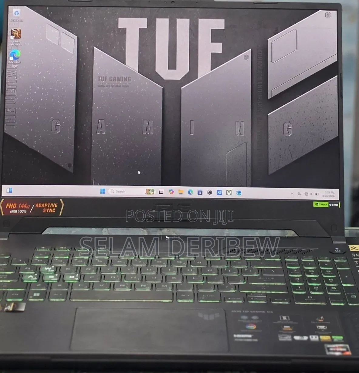 New Laptop Asus TUF Gaming A15 16GB AMD Ryzen 7 SSD 512GB
