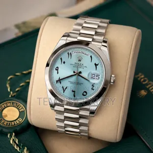 Rolex Day-Date 40 Featuring a Striking Eastern Arabic Numerals.