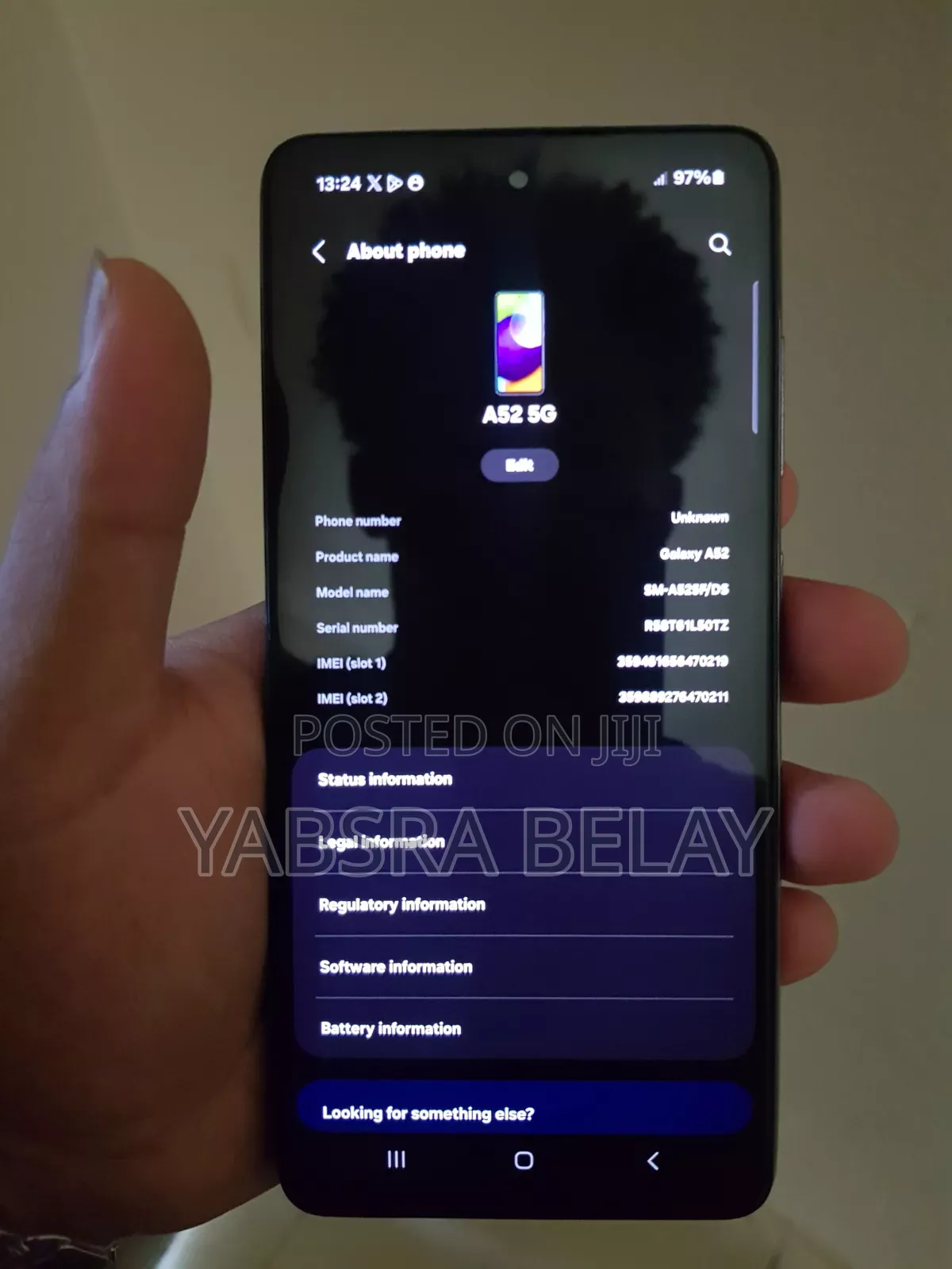 New Samsung Galaxy A52 128 GB Black