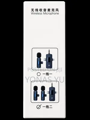 Wireless Lavaliere Microphone for Smart Phone and Cameras