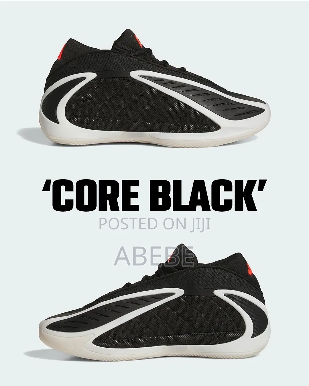 Adidas Anthony Edwards 2 – Black/White/Red