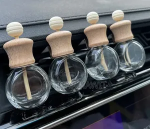 Empty Glass Car Air Freshner Perfume Bottle