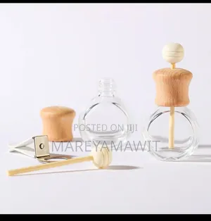 Empty Glass Car Air Freshner Perfume Bottle