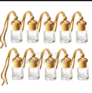 Empty Glass Car Air Freshner Perfume Bottle