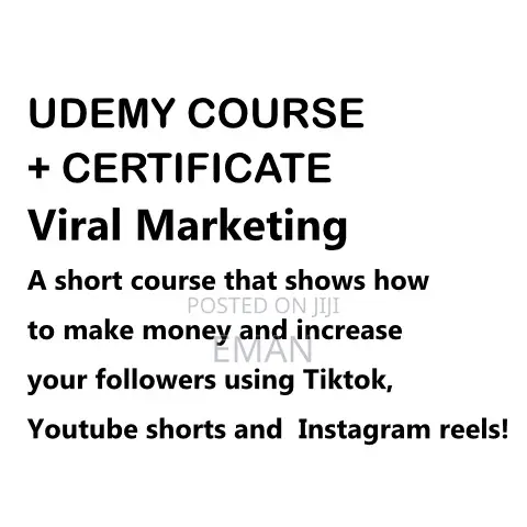 የ Udemy ኮርስ ከነሰርተፍኬት
