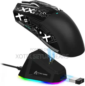 Attack Shark X11 Black Wireless Mouse - Super Lightweight Gaming Mouse