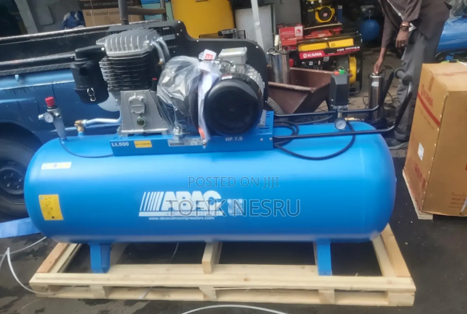Abac Air Compressor 500l 7.5hp Made in Italy