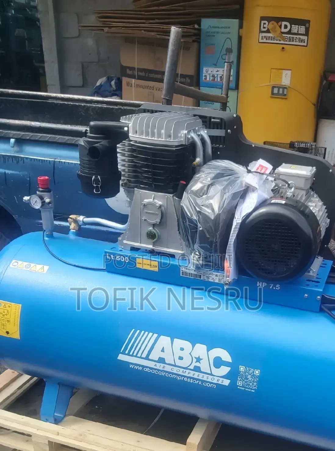 Abac Air Compressor 500l 7.5hp Made in Italy
