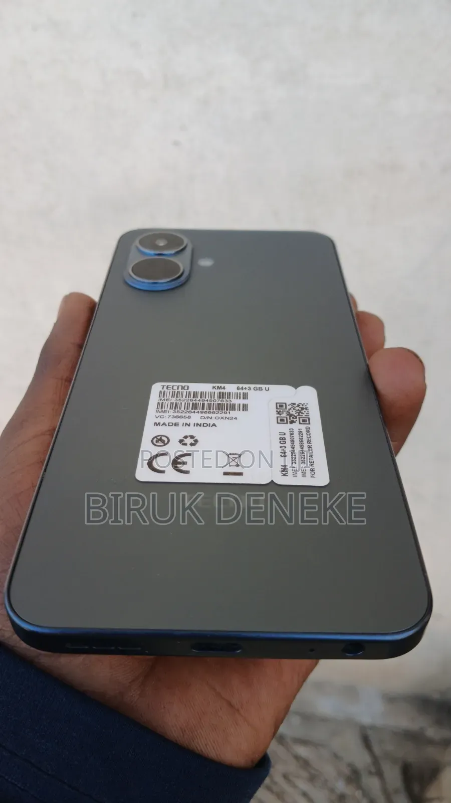 Tecno Pop 10 64 GB Blue