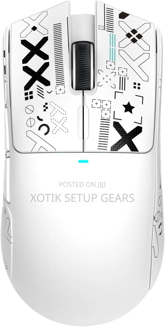 Attack Shark X11 White Wireless Mouse-Gaming Mouse-W/Out Charging Dock