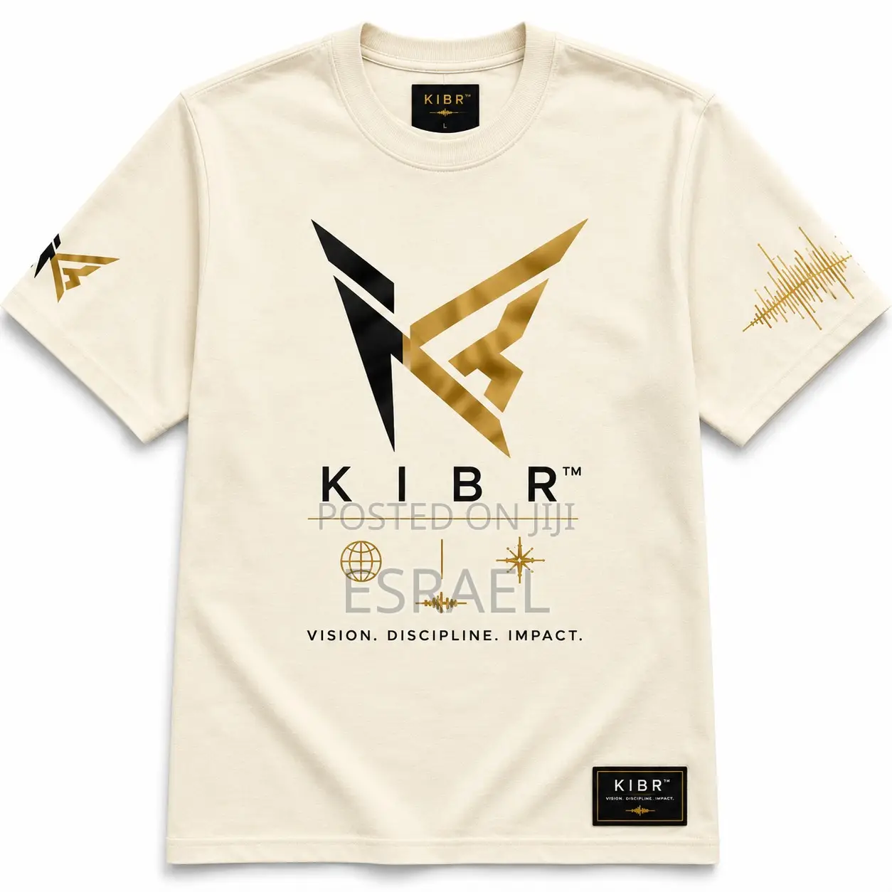 KIBR Luxury Black & Gold Hoodie & T-Shirt