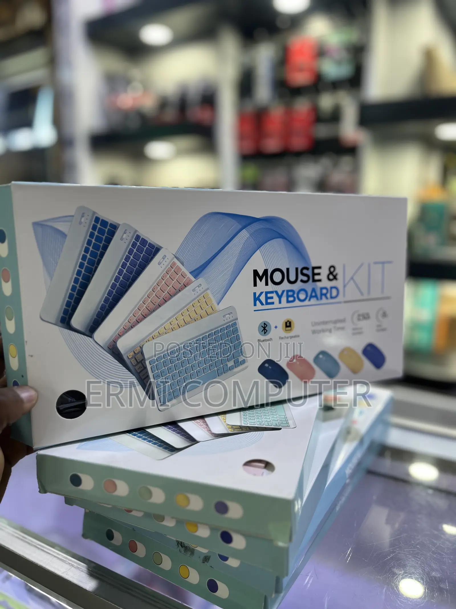 Rechargeable Slim Keyboard and Mouse | በብሉቱዝ የሚሰራ ኪቦርድ እና ማውዝ