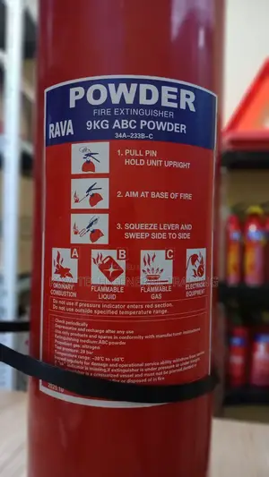 9Kg Fire Extinguisher እሳት ማጥፊያ 汗 开个