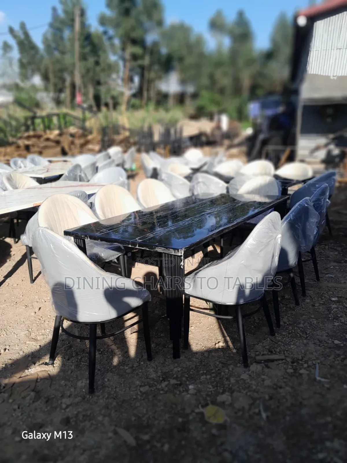 Dining Epoxy Table &Chairs