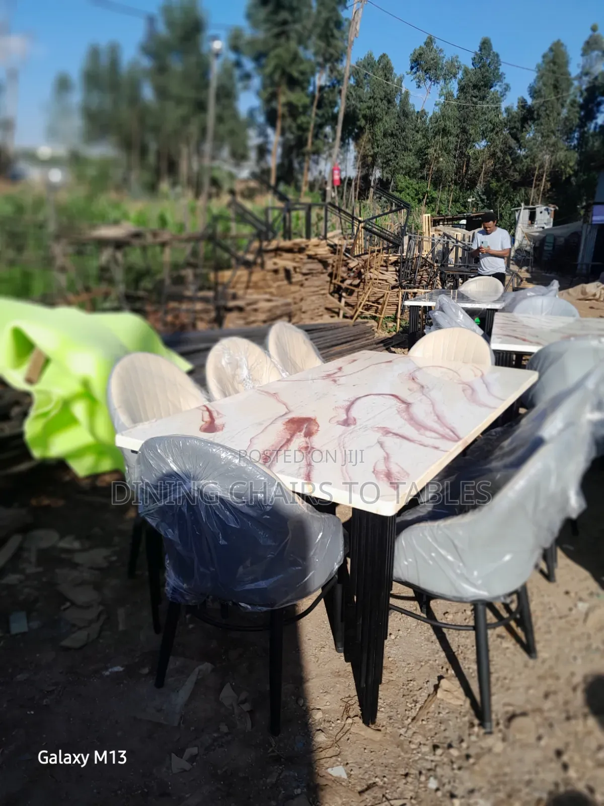 Dining Epoxy Table &Chairs