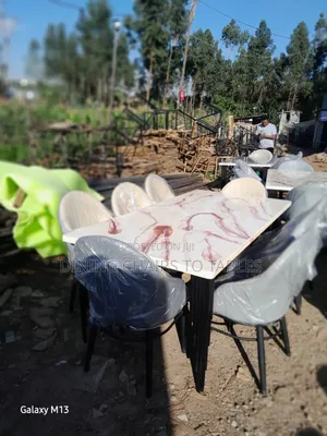 Dining Epoxy Table &Chairs