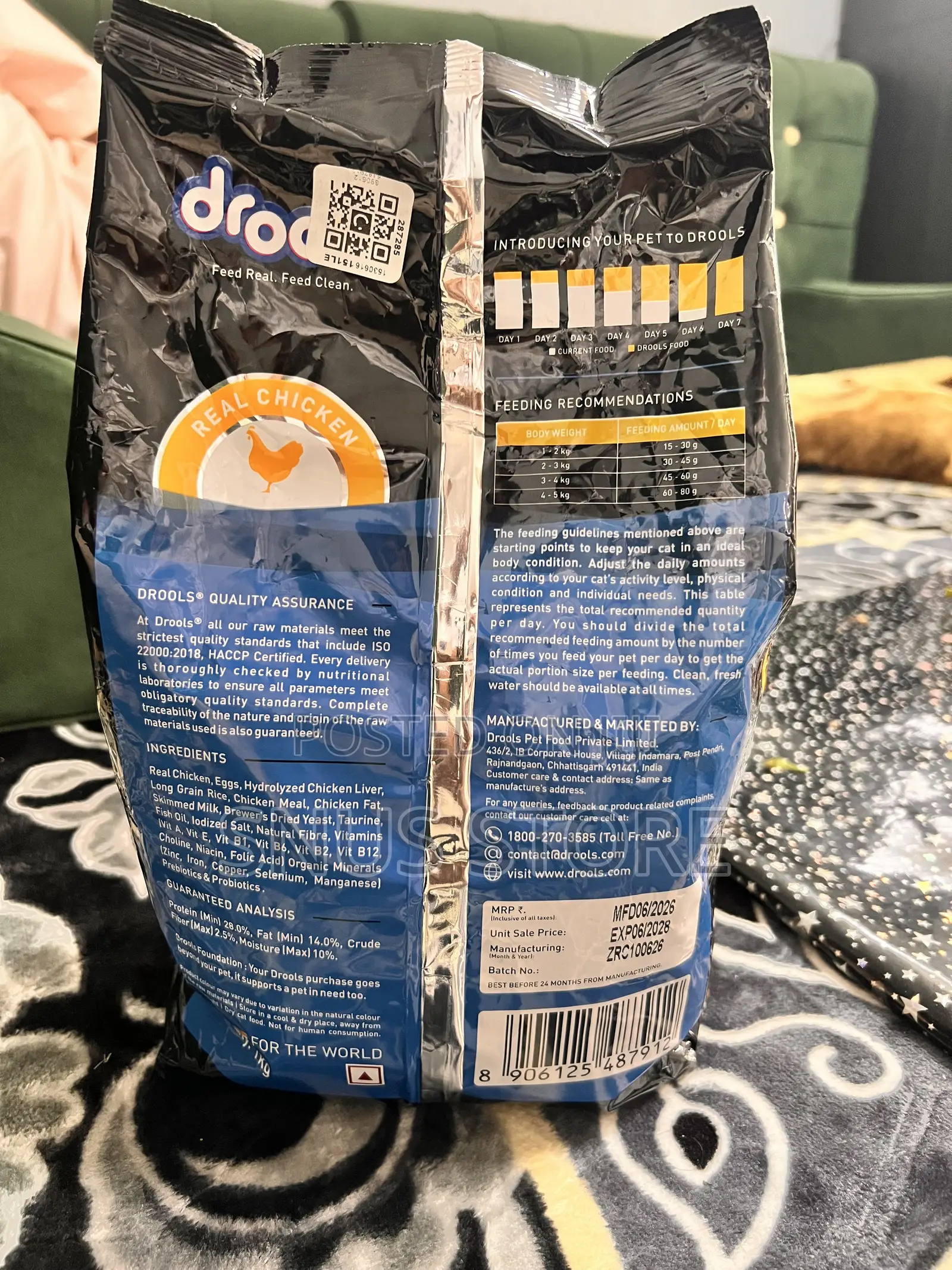 Drools Adult Cat Food - Real Chicken (1.2kg)