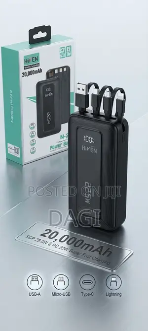 HiVEN N-20 20,000mAh Power Bank