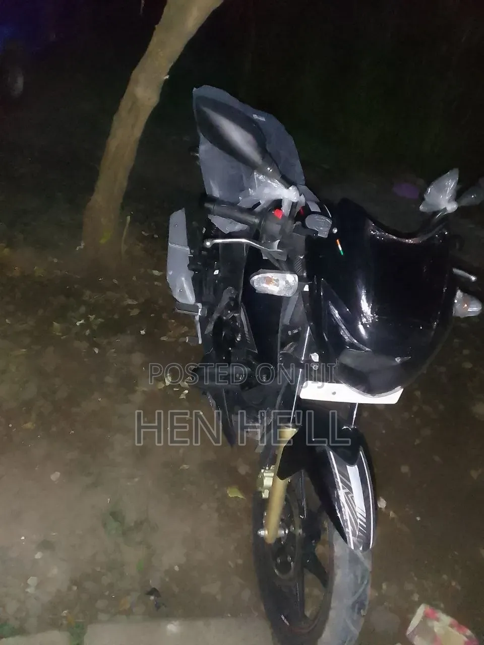 New TVS Apache 180 RTR 2025 Black