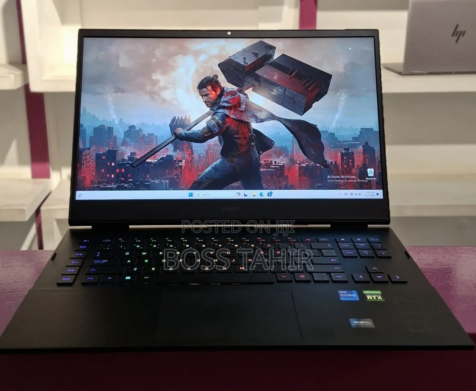 New Laptop HP Omen 17 16GB Intel Core i7 SSD 1T