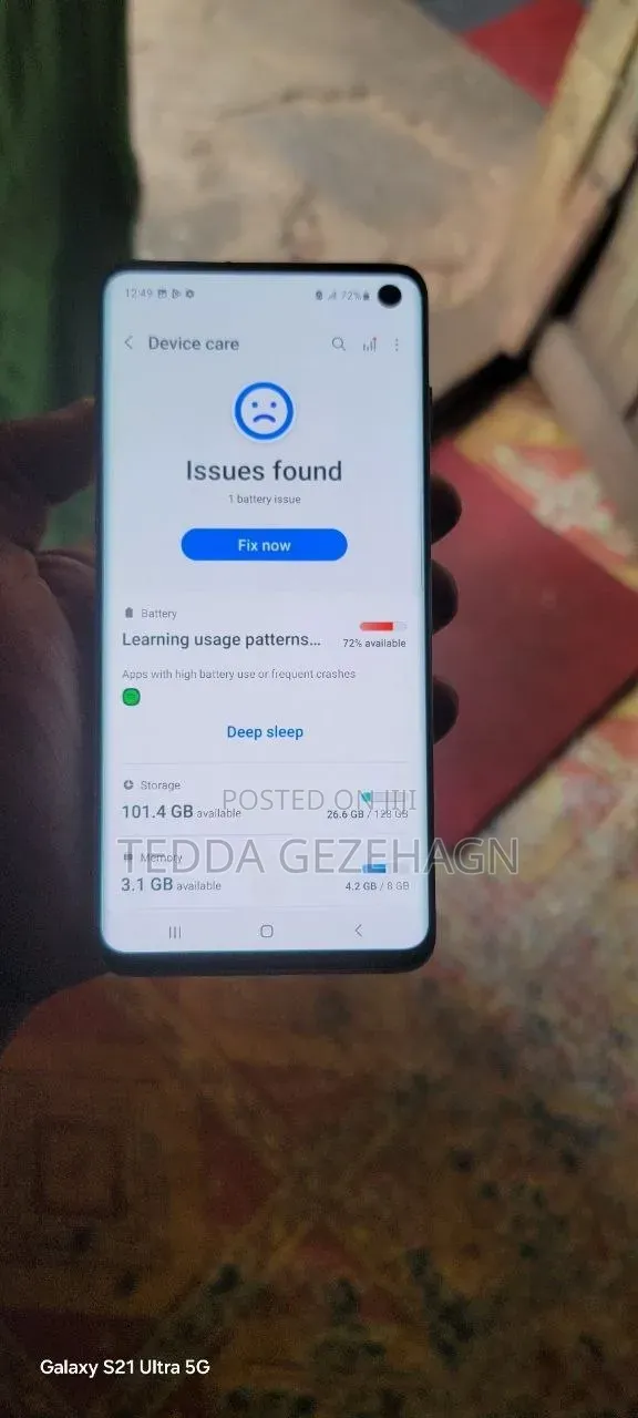 Samsung Galaxy S10 128 GB Blue