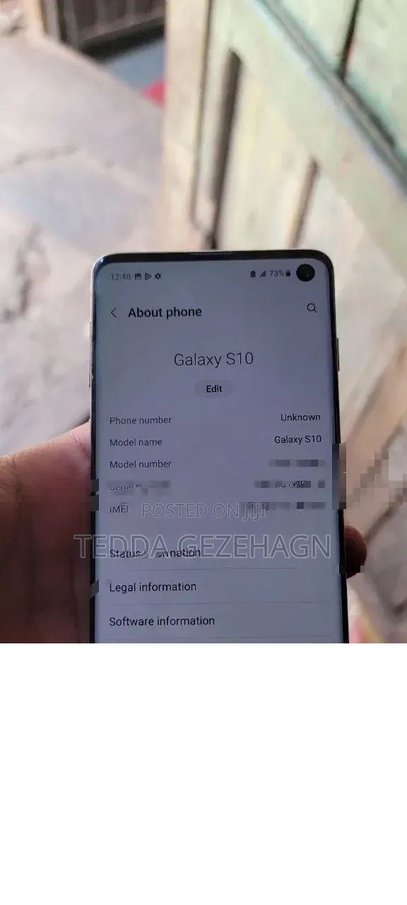 Samsung Galaxy S10 128 GB Blue