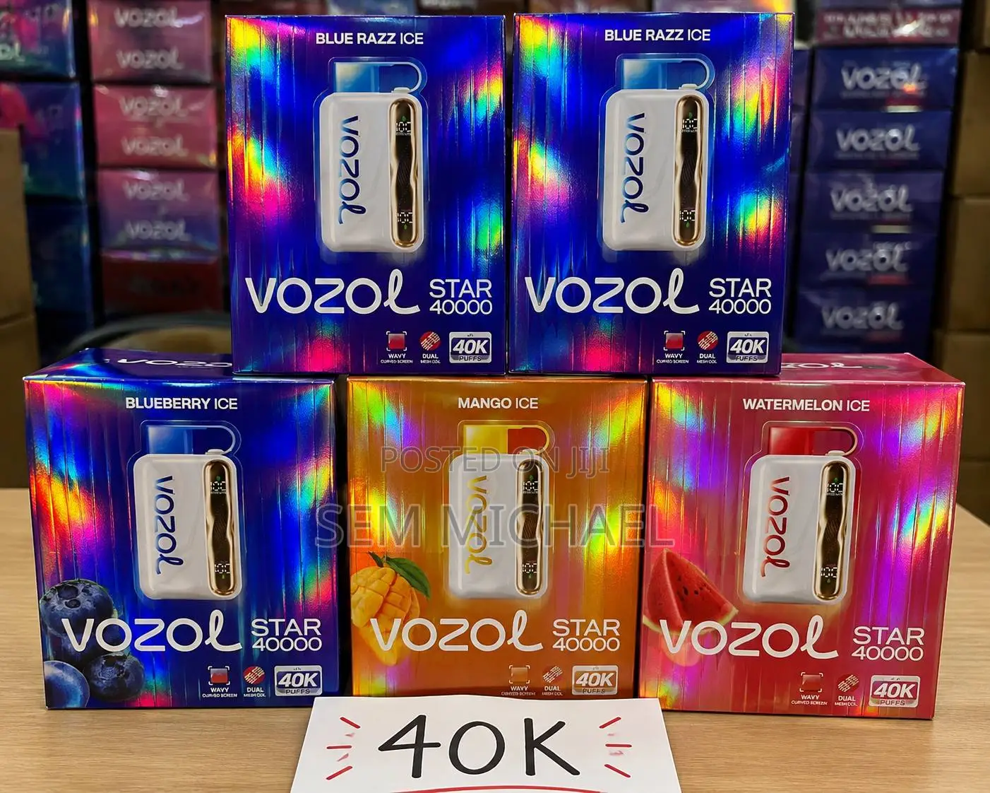 Vozol Star Vape Original/Sealed 40,000 Puff