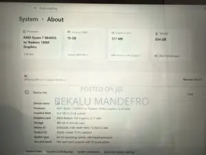 Laptop HP Envy x360 15t 16GB AMD Ryzen 7 SSD 1T