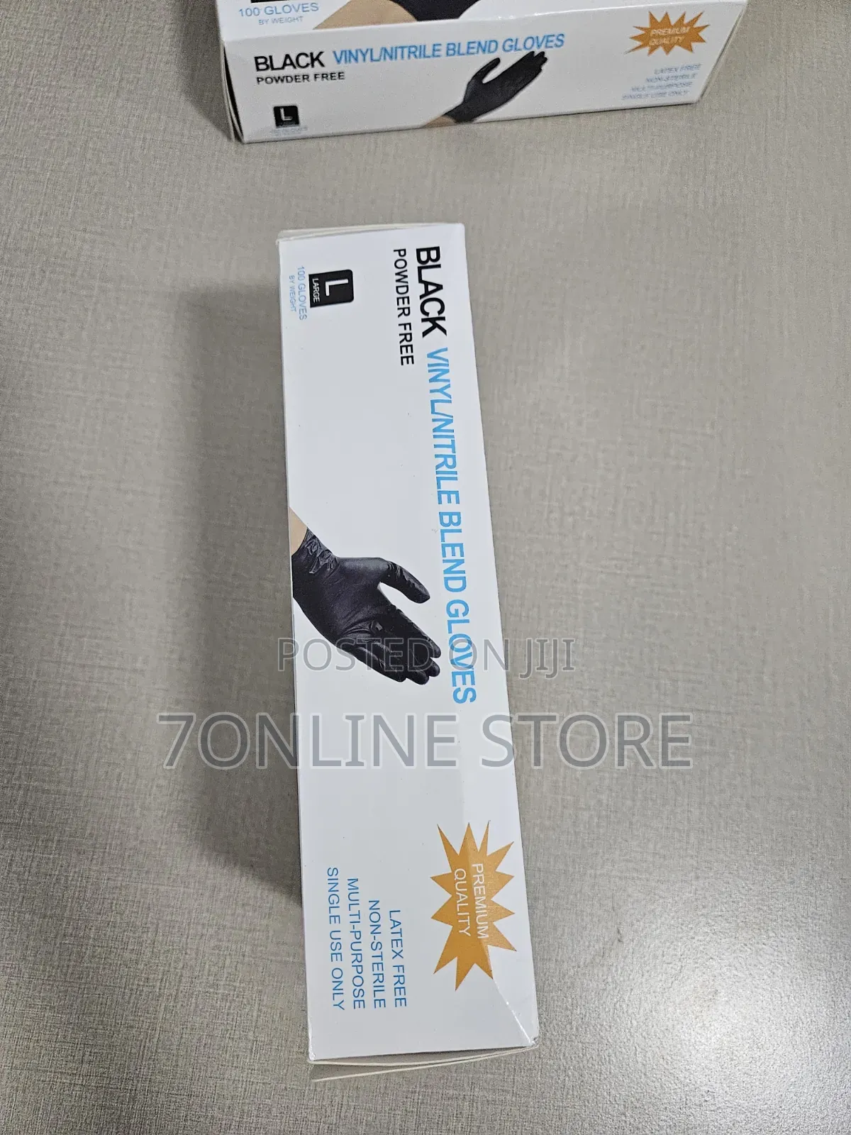 Disposable Black Vinyl Multi-Purpose Gloves