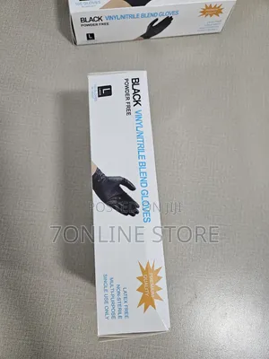 Disposable Black Vinyl Multi-Purpose Gloves