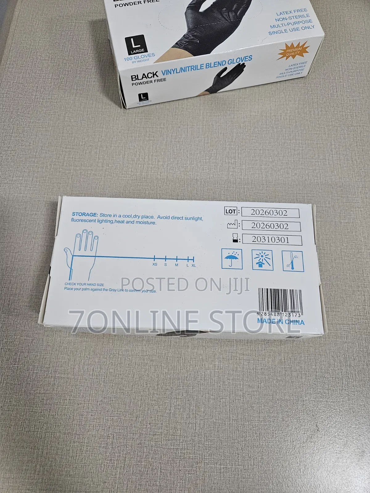 Disposable Black Vinyl Multi-Purpose Gloves