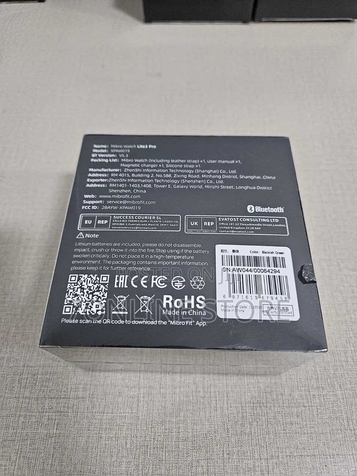 Original Xiaomi Mibro Lite3 Pro Watch