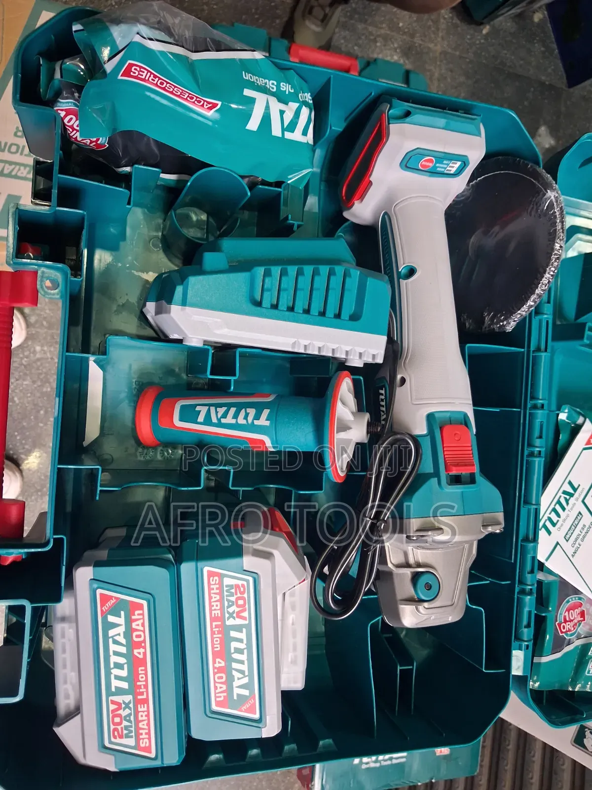 Total 20V Brushless Grinder