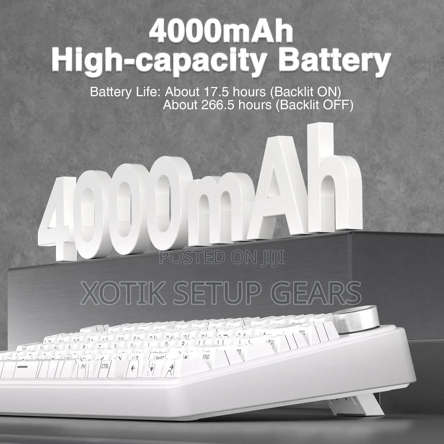 Aula F75 Pro White Topographic Mechanical Keyboard - Gaming Keyboard