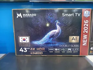Marado Smart Led 4K TV 43 Inch Doubel Gelass Adis 2026 Hifi