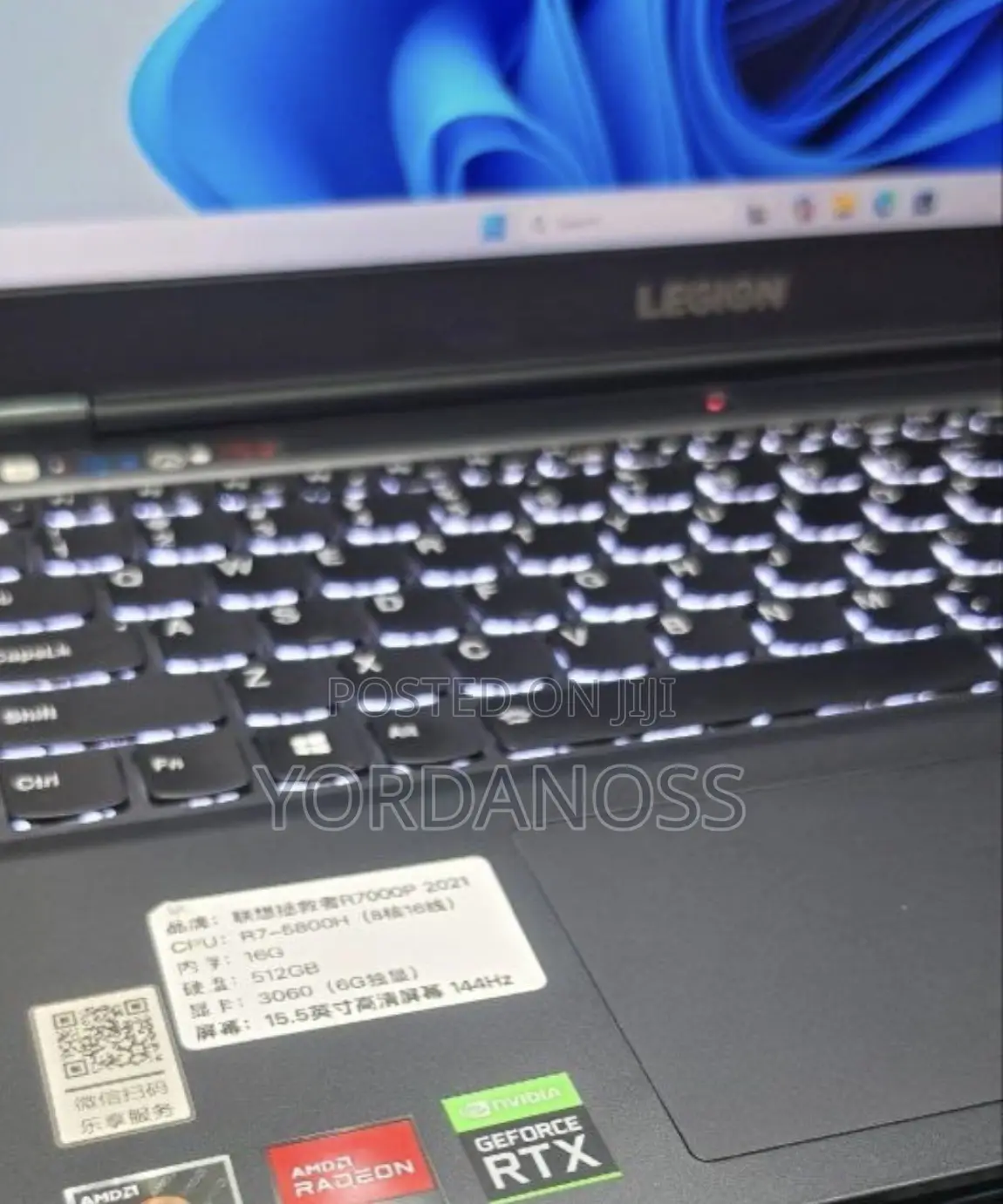 New Laptop Lenovo Legion 5 16GB AMD Ryzen 7 SSD 512GB