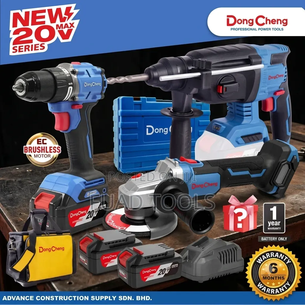 Cordless Drill Grinder & Rotary Hammer 3in1 Dongcheng