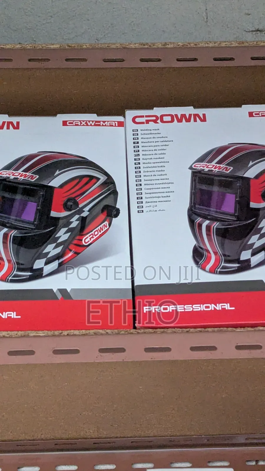 Auto-Darkening Welding Helmet.