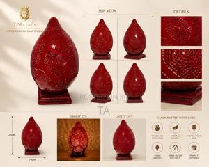 Unique Gourd Lampshade የመኝታ ቤት መብራት የራስጌ የጠረጴዛ መብራቶች