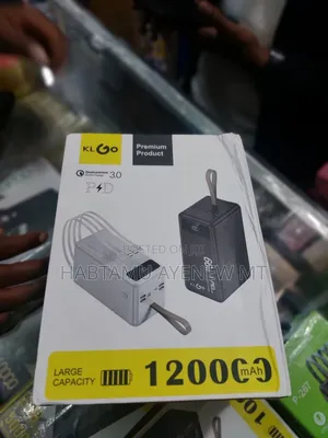 KLGO 120,000 Mah 66 Watt PC Charging Massive Power Bank