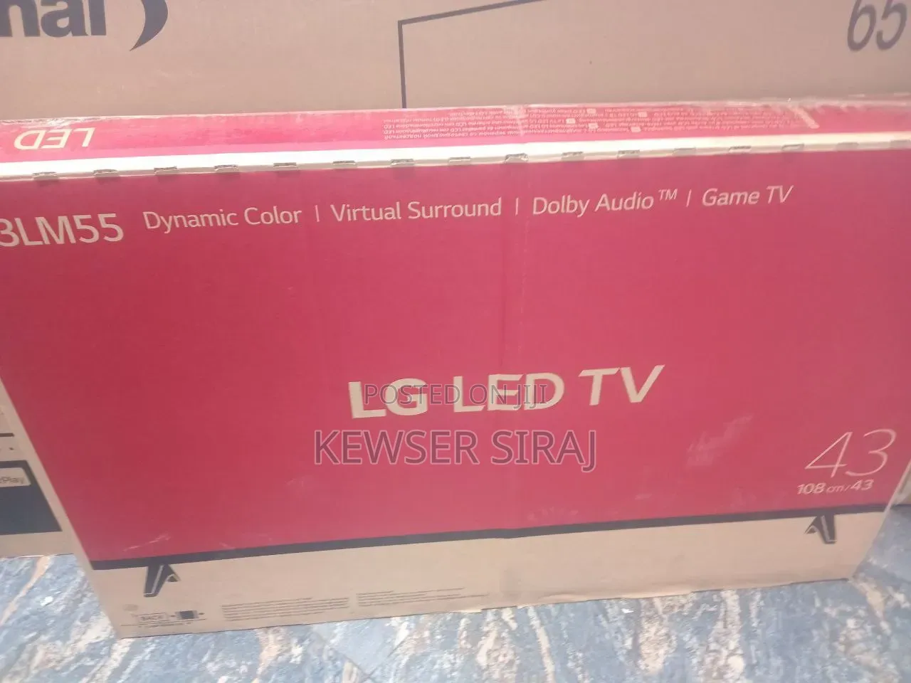 LG TV 43inche 4k Smart Android TV