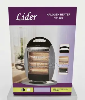 LIDER Halogen Heater Power: 1200W Halogen Heating Technology
