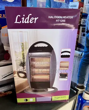LIDER Halogen Heater, Designed 1200W Powerful Heating