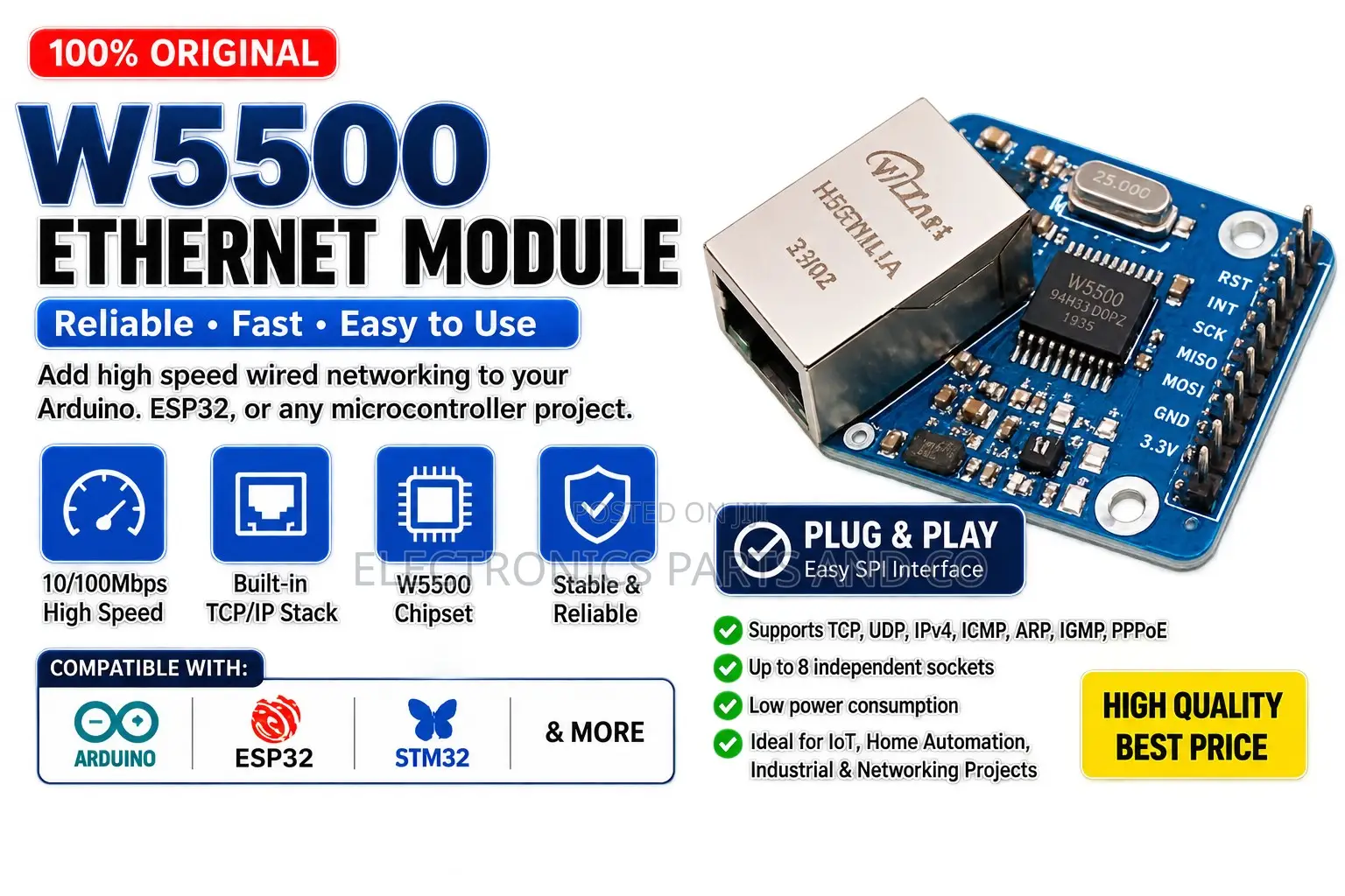 Ethernet W5500 Module