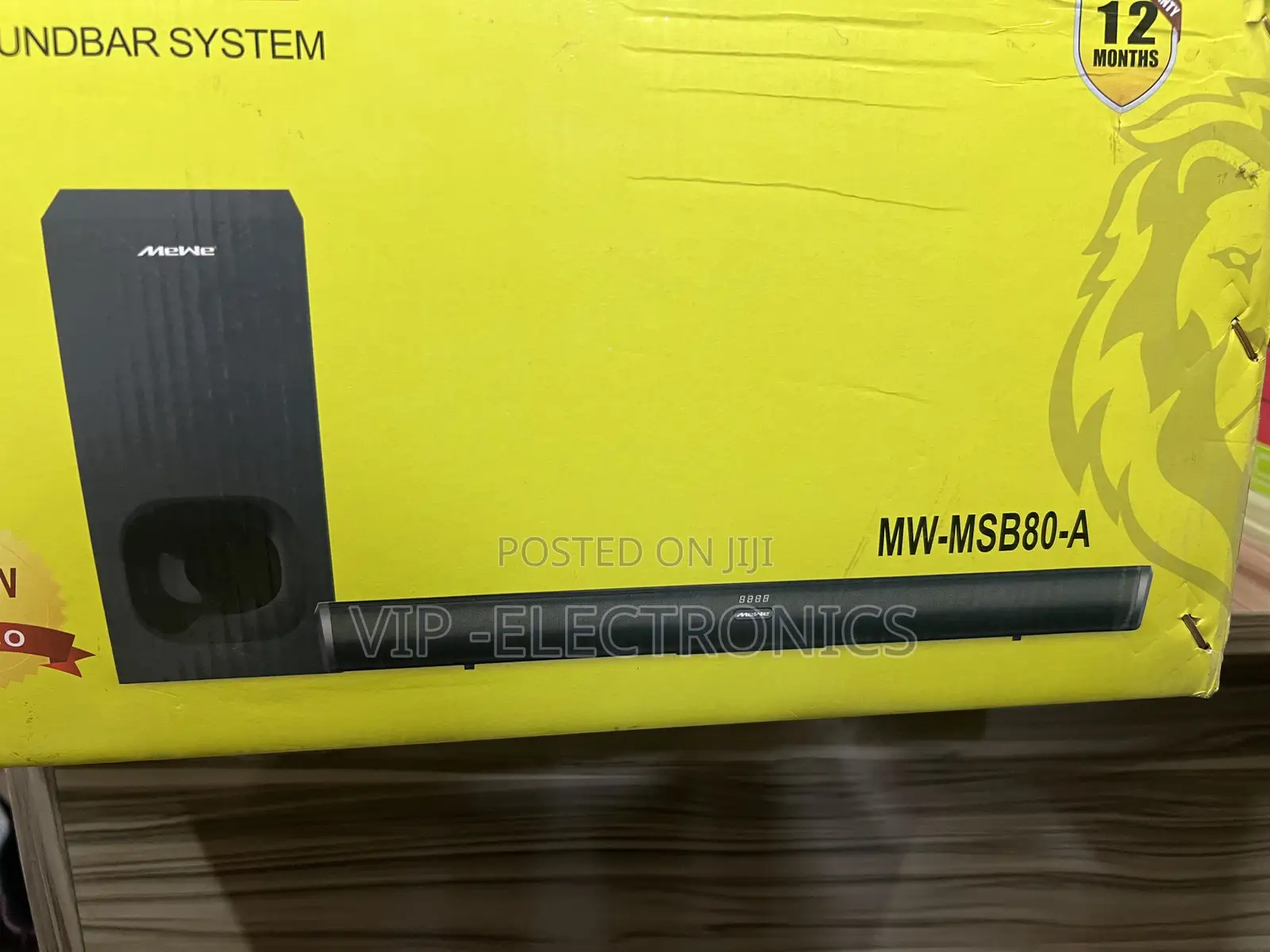 Mewe Sound Bar System 2.1 Wired– 1500W PMPO