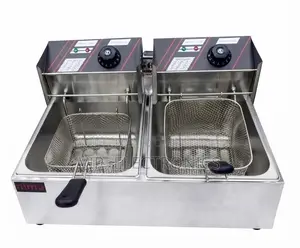 Nima Deep Fryer Commercial Double Tank Powerful – 12L