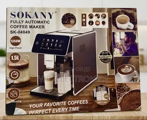 SOKANY Coffee Maker Fully Automatic 1350W High Power 20-Bar 300g